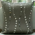 thumbnail image 2 of The HomeCentric Pillow Cover Pack of 2, 18x18 inch (45x45 cm) Gray, Designer Grey Decorative Pillow Cover, Mother Of Pearls Pillowcase, Square Silk Pillow Cover, Cushion - Climbing To The Sky, 2 of 4