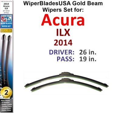 2014 Acura ILX Beam Wiper Blades Wipers WBUSA (Set of 2)