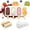 White, variant on 3 Set Cake Pop Mold with Lids, Small Popsicles Molds Cakesicle Mold with 100 Wooden Sticks, 4 Cavities Silicone Reusable Ice Pop Molds for Cake Pops, Popsicles, Cakesicles, Ice Cream, White