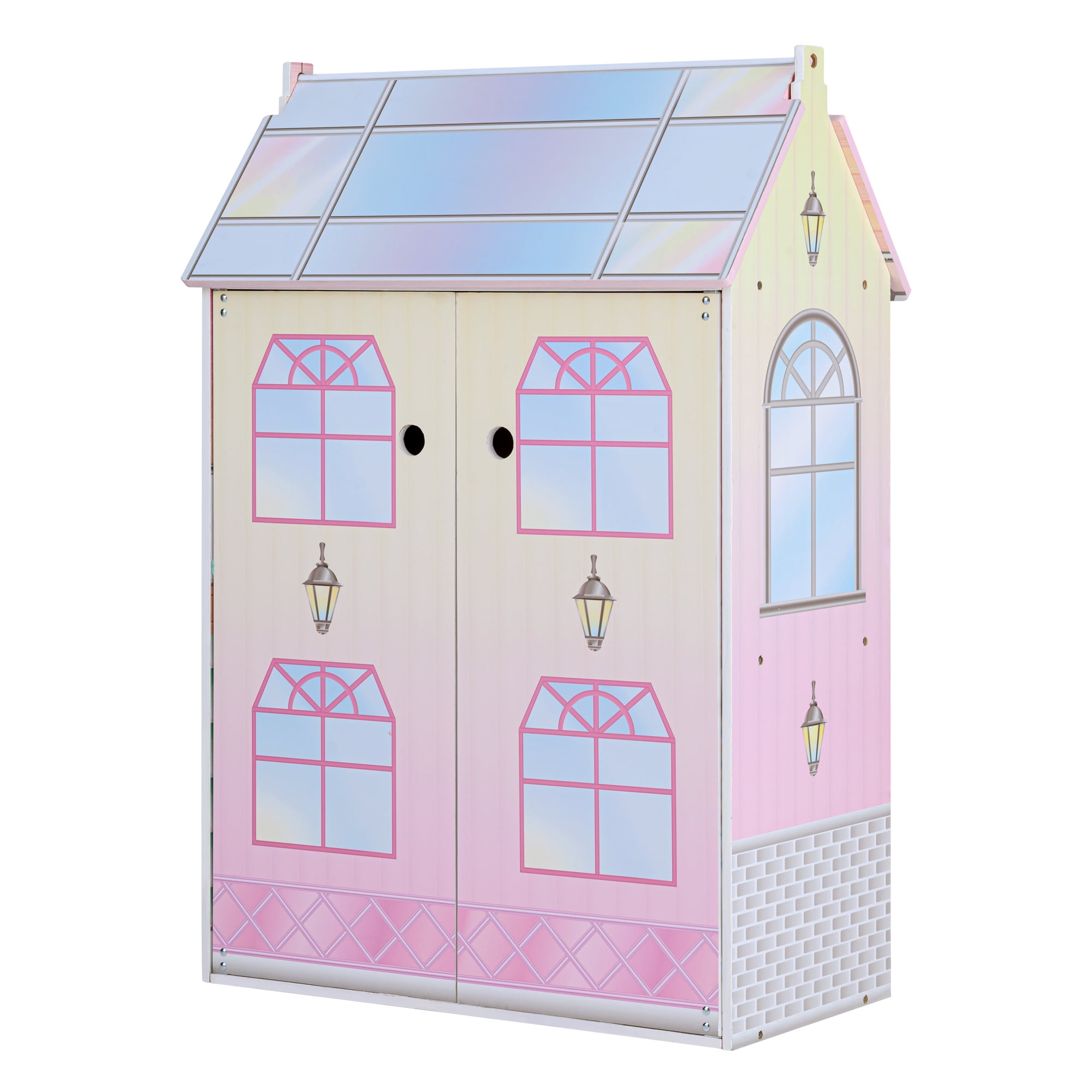 Teamson Kids Dreamland Sunroom Dollhouse, with 11 Accessories 