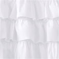 thumbnail image 2 of JERFIT 100% Cotton Voile Valance with Oversized Ruffles, White Window Curtain Top Tier for Kitchen & Bathroom, 50 x 18 Inch, Rod Pocket, 2 of 6