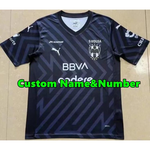 Camiseta De Fútbolmontereyss 23 24 Rayas Portero Rojo Negro Entrenamiento Camisa De Hombre S-XXL