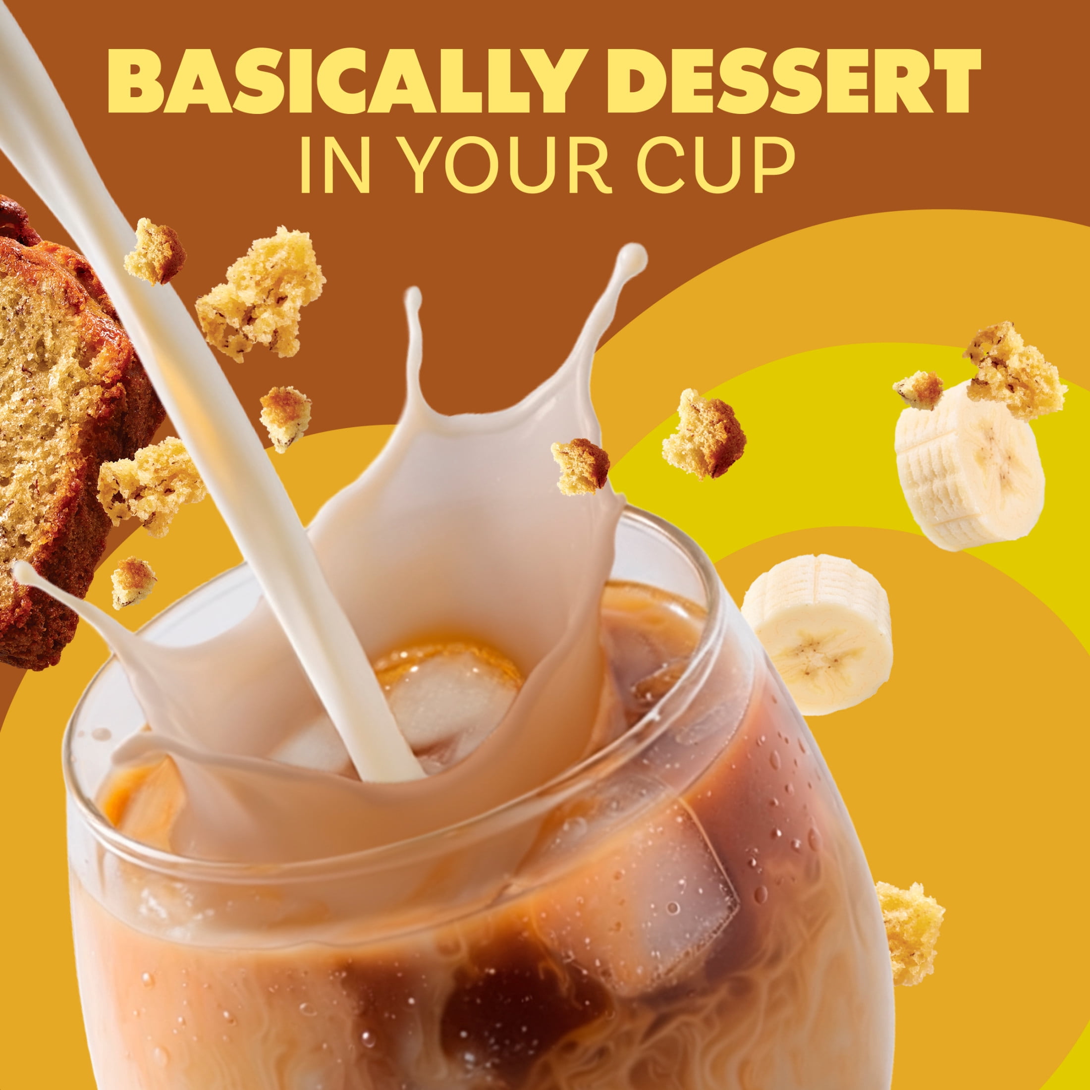 Coffee mate Banana Bread Flavored Creamer, Liquid Coffee Creamer Non Dairy, Iced Coffee Creamer 32 fl oz
