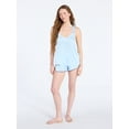 thumbnail image 3 of Joyspun Women’s Stretch Satin Cami and Shorts Pajama Set, 2-Piece, Sizes XS-3X, 3 of 6