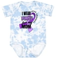 thumbnail image 3 of Inktastic I Wear Purple for My Mom Lupus Awareness Boys or Girls Baby Bodysuit, 3 of 5