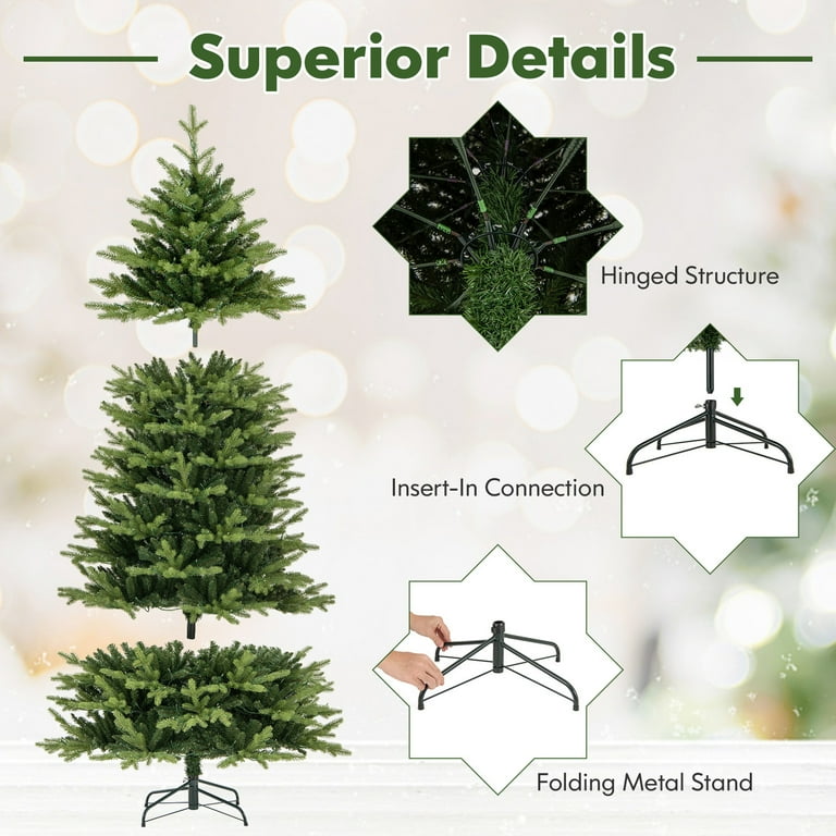 Costway Pre-Lit 7 FT Xmas Tree with Various Modes & 470
