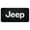 Black, variant on Jeep Laser Etched Logo License Plate (Pink)
