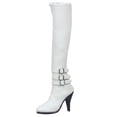thumbnail image 4 of Botas Largas con Hebilla y Cremallera perfke para Figuras de Acción 1/6 Blanco, 4 of 5
