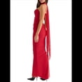 thumbnail image 2 of Vestido Tubo con Hombros Descubiertos para Mujer, Estilo Corsé, Plisado, Ajustado, para Invitada de Boda Formal, Conjunto de Dos Piezas. Rojo M, 2 of 8
