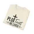 thumbnail image 5 of Plot Twist He Lives, Gildan Unisex Softstyle T-Shirt, Graphic Tee, S-3XL, 5 of 5