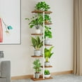 thumbnail image 1 of 7-Shelf Flower Stand Plant Display for Indoors and Outdoors, Metal, White, 1 of 7