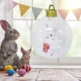 thumbnail image 3 of KAKOWELY Bola inflable de conejo de Pascua de PVC para decoración de jardín al aire libre, decoración para fiesta de Pascua, adorno inflable colgante para jardín, parque y hogar., 3 of 4