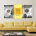 thumbnail image 4 of Hieng Dollar Money Canvas Wall Art Decor Vintage 100 Dollar Bill Motivational Poster Painting for Home Decor and Office Living Room Artwork Unframed, 4 of 6
