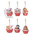 thumbnail image 4 of Llavero con 6 Piezas Hugtrwg Pingüino Conejo Koala Doble Cara, 4 of 9