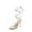 SILVER, variant on High Heels Stilletos Heels for Women Strappy Gladiator Sexy Square Toe Heels Open Toe Heels Dressy Pumps Sandals