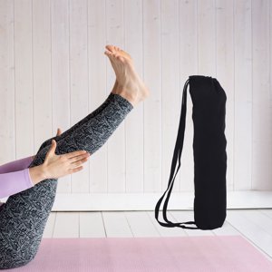 WHAMVOX Porte-matelas de yoga imperméable Tissu noir pour accessoires de yoga 1 Pcs