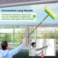 thumbnail image 5 of ITTAHO Multi-Use Window Squeegee, 2 in 1 Squeegee Window Cleaner with Long Extension Pole, Sponge Car Window Squeegee with 58"Long Handle for Gas Station, Glass,Shower,Outdoor High Window Cleaning, 5 of 5