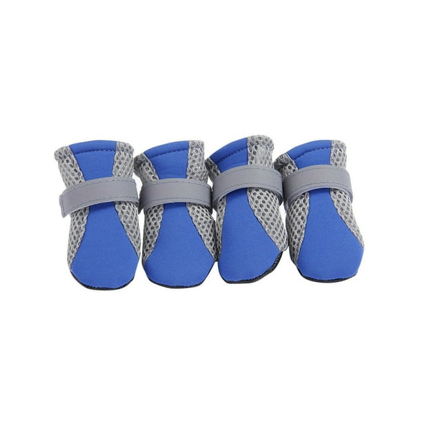 Pets Dogs 4Pcs Anti Slip Breathable Puppy Footwear Protective Booties