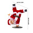 thumbnail image 2 of Injueey Muñeco de Navidad de Papá Noel, adornos navideños para el hogar, adornos navideños de alce, decoración de árbol de Navidad, regalos de Kits de decoración para fiestas Injueey HA008221-00B, 2 of 6