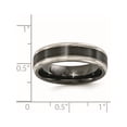thumbnail image 6 of Black TI -Traction Finish w/Polished Edge 6.5mm Band, 6 of 6