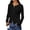 Black, variant on PRETTYGARDEN Long Sleeve Cardigan Sweaters for Women Lightweight Scalloped Ribbed Knit Sweater Women Fall Clothes