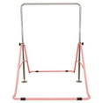 thumbnail image 2 of Fitvids Adjustable Kids Gymnastics Bar, Foldable Training Gym Equipment, Pink, 2 of 5