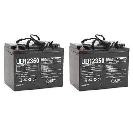 Leisure Lift - UB12350 12V 35AH Internal Thread Battery for Leisure Lift AGM1234T - 2 Pack