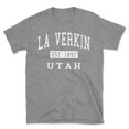 thumbnail image 1 of La Verkin Utah Classic Established Men's Cotton T-Shirt, 1 of 1