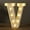 V, variant on Light Up Letters,Marquee Letters,Engagement Party Decorations Letter Lights Sign for Night Light Wedding Birthday Party Christmas Lamp Home Bar Decoration