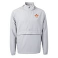 thumbnail image 2 of Men's Cutter & Buck  Gray Texas Longhorns Vault Charter Eco Recycled Half-Zip Anorak Jacket, 2 of 3