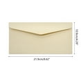 thumbnail image 3 of JZROCKER 50 Pcs 8.6x4Inch Colorful Envelopes V Flap Envelopes for Wedding Invitation, 3 of 21