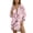 Pink Butterfly Cherry Blossoms, variant on Xixirimido Heart Shape Jamaican Flag Print Stylish Women's Beach Cover Up Shirt Dress Long Sleeve Button Up Swim Cover Up with Side Slits for Vacation & Daily Wear, Size M