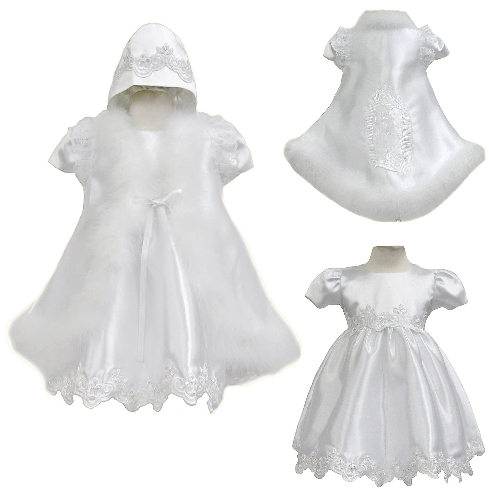 white dress for baptism baby