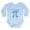 Sky Blue, variant on CafePress - Cutie Pi Body Suit - Long Sleeve Cotton Baby Bodysuit