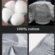 thumbnail image 3 of Pantalones cortos de pijama 100% de algodón para hombre, pantalones cortos de cintura liso elástico, pantalones cortos informales transpirables con entrepierna 3D, ropa de dormir para hombre, 3 of 5