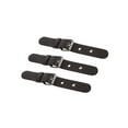 thumbnail image 1 of 3 Sets PU Leather Snap Toggle Closure Sew Coat Jacket on Duffle Jacket Buckle Coffee, 1 of 9
