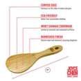 thumbnail image 3 of Joyce Chen Burnished Bamboo Rice Paddle, 9-Inch, 3 of 6