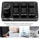thumbnail image 2 of Sidaley Teclado mecánico multifuncional para juegos, controlador USB portátil para el hogar, Mini teclado programable, teclado de escritorio, Juegos de teclado y mouse para computadora Blanco, 2 of 6