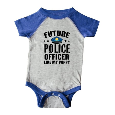 

Inktastic Future Police Officer Like My Poppy Gift Baby Boy or Baby Girl Bodysuit
