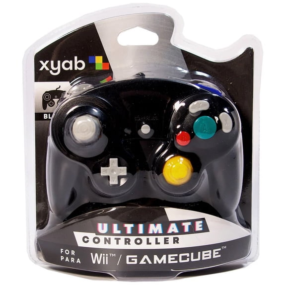 XYAB Nintendo Ultimate Black Wired Controller (Game Cube & Wii)