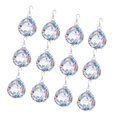 thumbnail image 5 of Chandelier Crystal Replacement Set, 12 Crystal Glass Prism Ornaments with Hooks, 2cm/0.78inch Accent Pieces for Window Decor and Indoor Display, 5 of 9