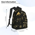 thumbnail image 4 of Easygdp Christmas Gold Deers1 Casual Laptop Backpack, Large Capacity Schoolpack for School, Travel, Business, 4 of 8