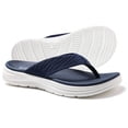 thumbnail image 3 of Comwarm Sport Flip Flops for Women, Comfortable Walking House Thong Sandals Slippers for Summer, Navy, 3 of 7