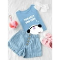 thumbnail image 3 of Too Lazy For This Panda T-Shirt Toddler -Image by Shutterstock,  3 Toddler, 3 of 4