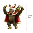 thumbnail image 2 of Animales Decorativos Planos Adornos Navideños Adornos Navideños Adornos Navideños Colgantes para Árbol de Navidad Impresión Plana 2D Colgantes Acrílicos Adornos Navideños Decoraciones Navideñas para E, 2 of 5