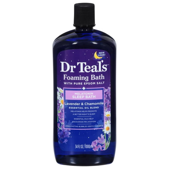 2X - Dr Teal's Sleep Bath with Melatonin & Essential Oils 34 oz