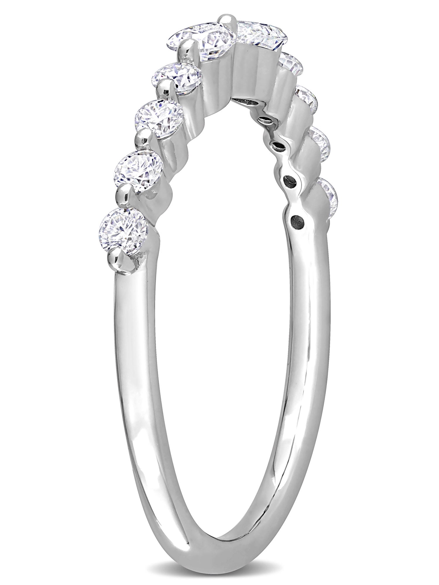 Everly Women's Created Moissanite Sterling Silver Ring