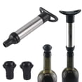 thumbnail image 2 of 9Pcs Wine Saver Stainless Steel Wine Pump Vacuum Pump with Bottle Stoppers, 2 of 10