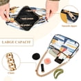 thumbnail image 2 of FORMRS Womens Shoulder Bag with Chain Strap Clutch Purse Cute Tote Handbag, Orange Hand Drawn Sailboats, 2 of 7