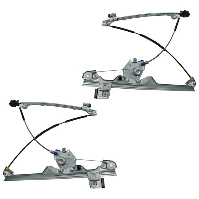 PAR ELEVADORES CRISTAL - Compatible con Chevrolet Pick Up 2007 - 2013 delantero GEN Genérica .